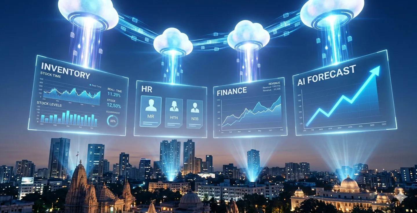 cloud ERP SaaS software company Karaikudi AI dashboard 2026